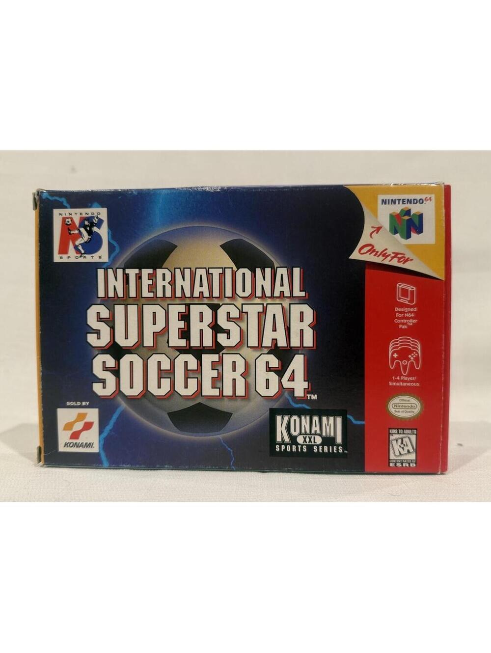 International Superstar Soccer 64 - Nintendo 64 Game CIB